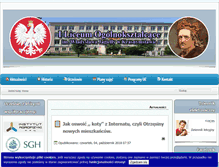 Tablet Screenshot of 1lo.krasnystaw.pl